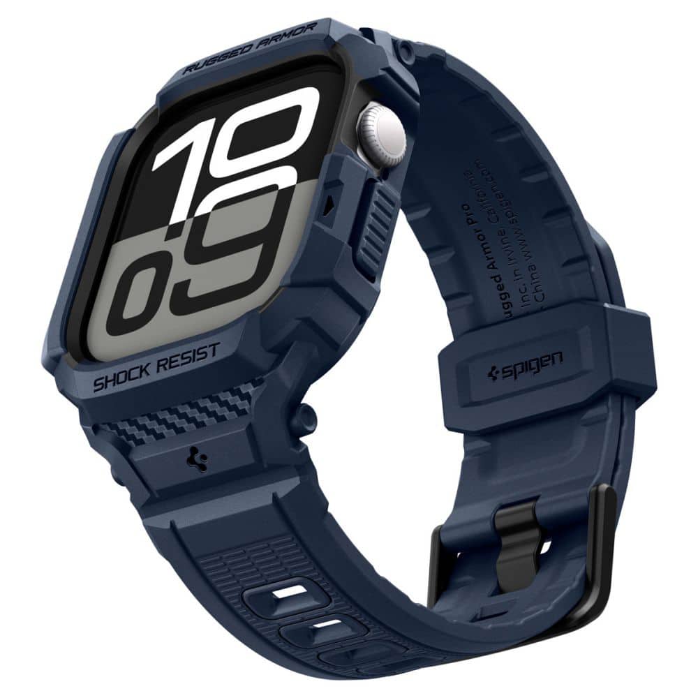 Spigen - Rugged Armor Pro V2 - Apple Watch 10 42mm / Watch 11 42mm - Navy Blue - Image 4