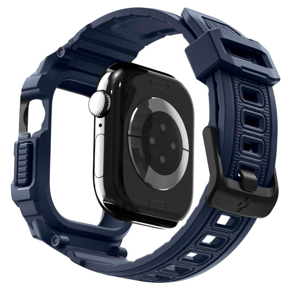 Spigen - Rugged Armor Pro V2 - Apple Watch 10 42mm / Watch 11 42mm - Navy Blue - Image 5