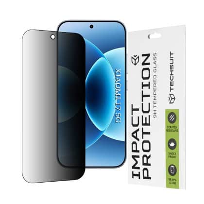 Techsuit - 111d Privacy Full Glue - Xiaomi 17 - Μαύρο