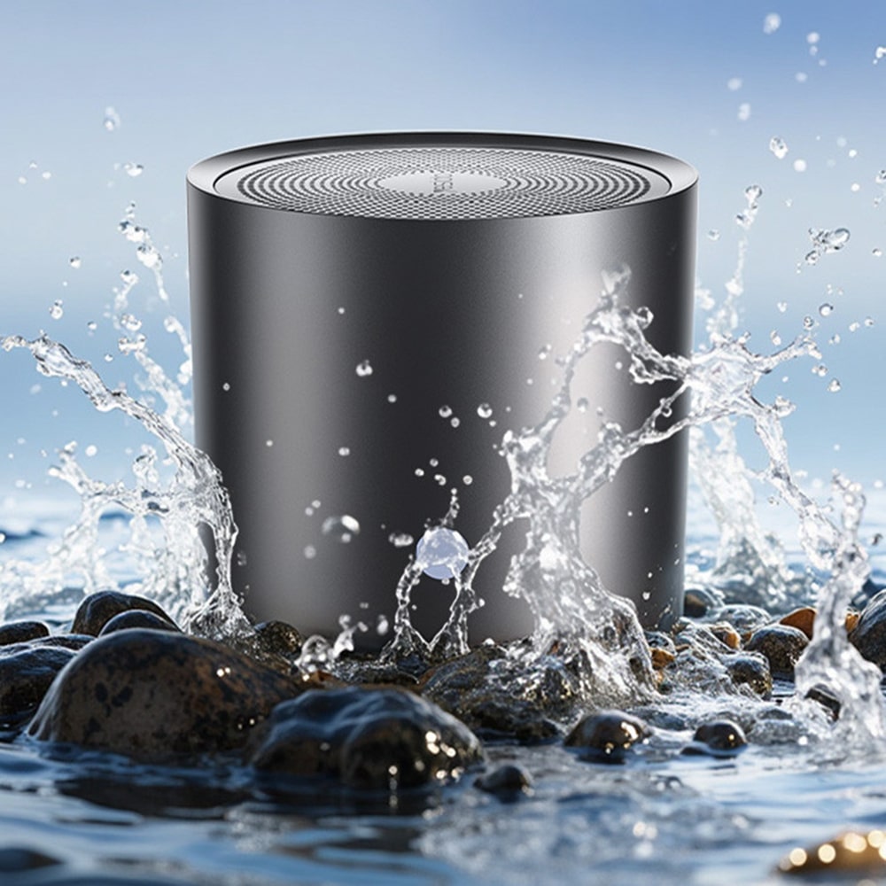 Yesido - Ασύρματο Ηχείο (ysw30) - Bluetooth 5.0, Διαφράγμα Μπάσου, Υπερ Μικρό Μέγεθος, Ipx5 Αδιάβροχο, Type-C, 700mah - Μαύρο - Image 3