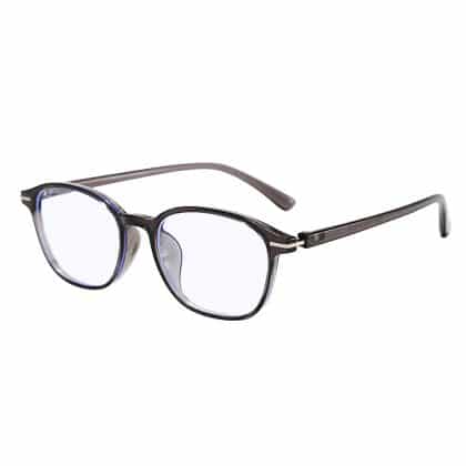 Γυαλιά κατά του Μπλε Φωτός TR90 - Στρογγυλά, Unisex - Techsuit Reflex 6635 - Μαύρο/Μωβ