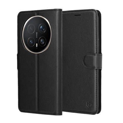 Techsuit Leather Folio - θήκη για Honor Magic8 Pro - Μαύρο