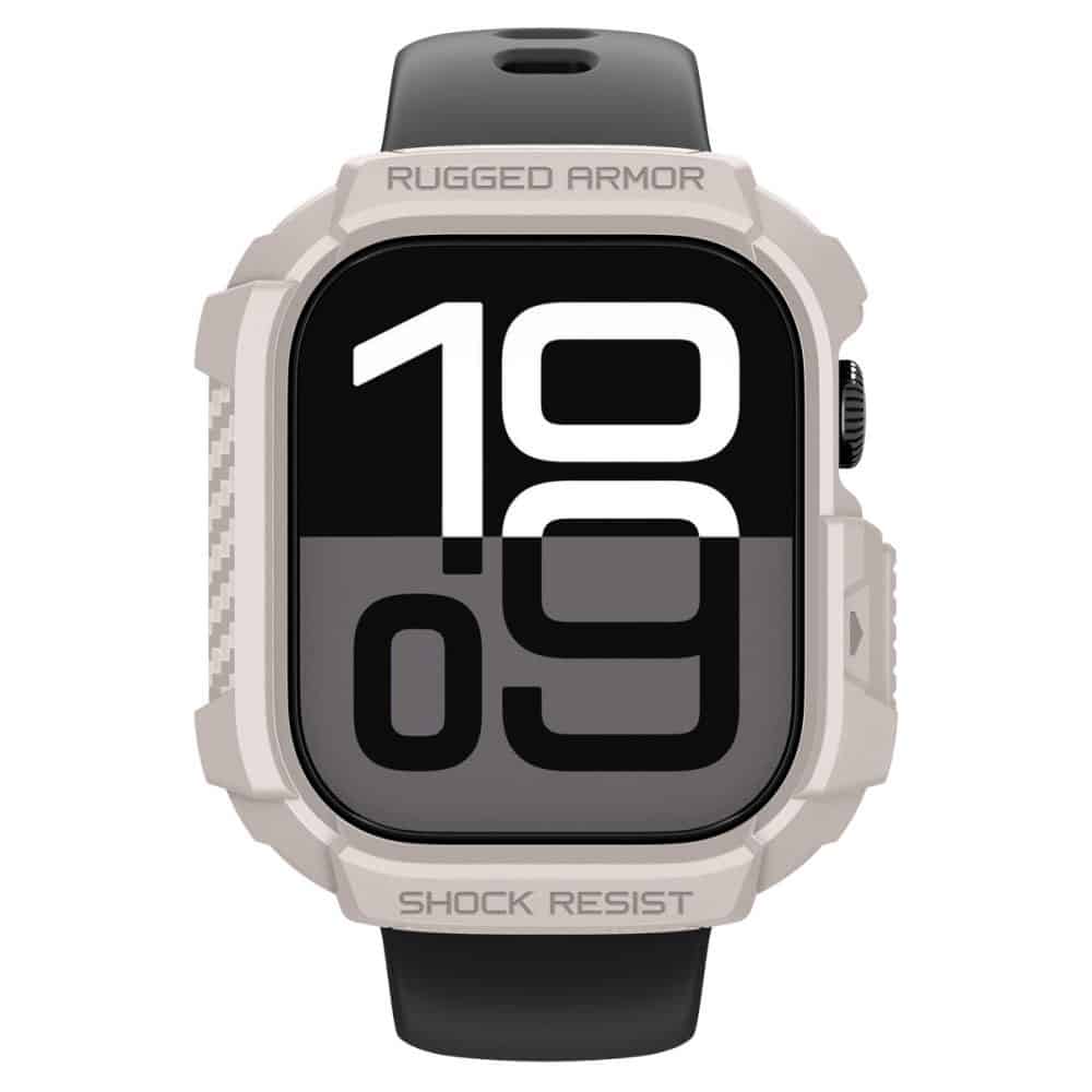 Spigen - Rugged Armor V2 - Apple Watch 10 42mm / Watch 11 42mm - Dune Beige - Image 3