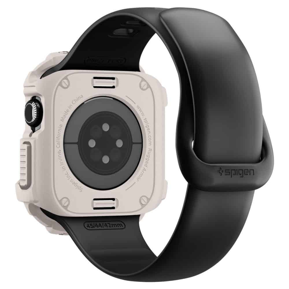 Spigen - Rugged Armor V2 - Apple Watch 10 42mm / Watch 11 42mm - Dune Beige - Image 5