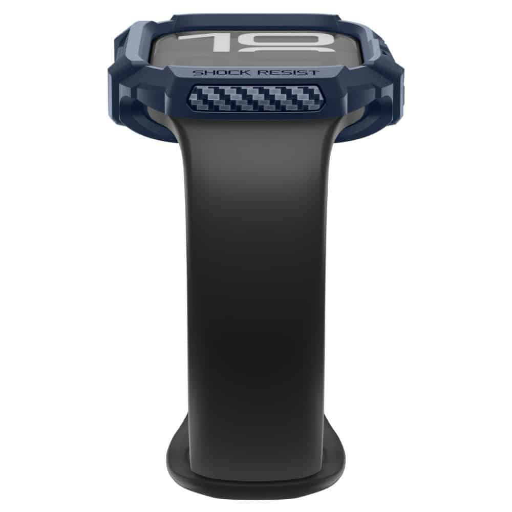 Spigen - Rugged Armor V2 - Apple Watch 10 42mm / Watch 11 42mm - Navy Blue - Image 7