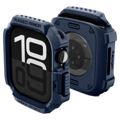 Spigen - Rugged Armor V2 - Apple Watch 10 42mm / Watch 11 42mm - Navy Blue
