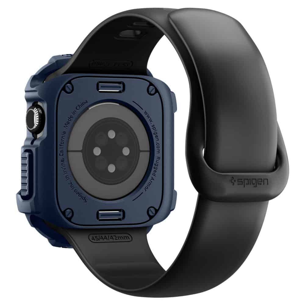 Spigen - Rugged Armor V2 - Apple Watch 10 42mm / Watch 11 42mm - Navy Blue - Image 5