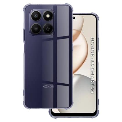 Techsuit Shockproof Clear Silicone - θήκη για Honor 400 Smart - Μαύρο