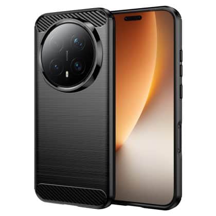 Techsuit Carbon Silicone - θήκη για Honor Magic8 Pro - Μαύρο