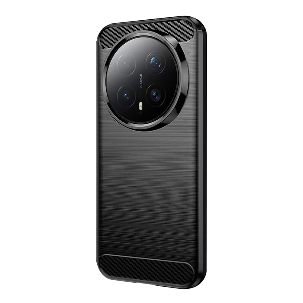 Techsuit Carbon Silicone - θήκη για Honor Magic8 Pro - Μαύρο - Image 2