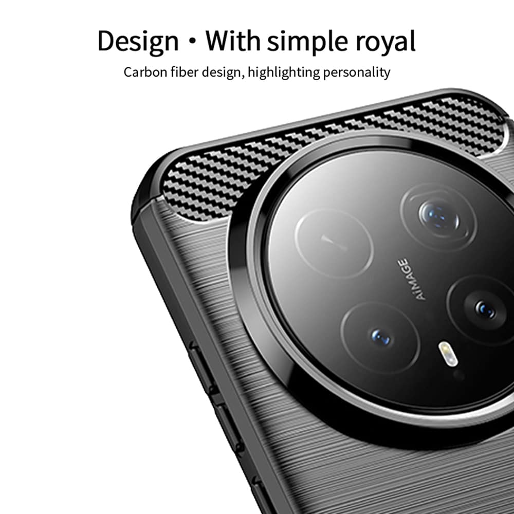 Techsuit Carbon Silicone - θήκη για Honor Magic8 Pro - Μαύρο - Image 6