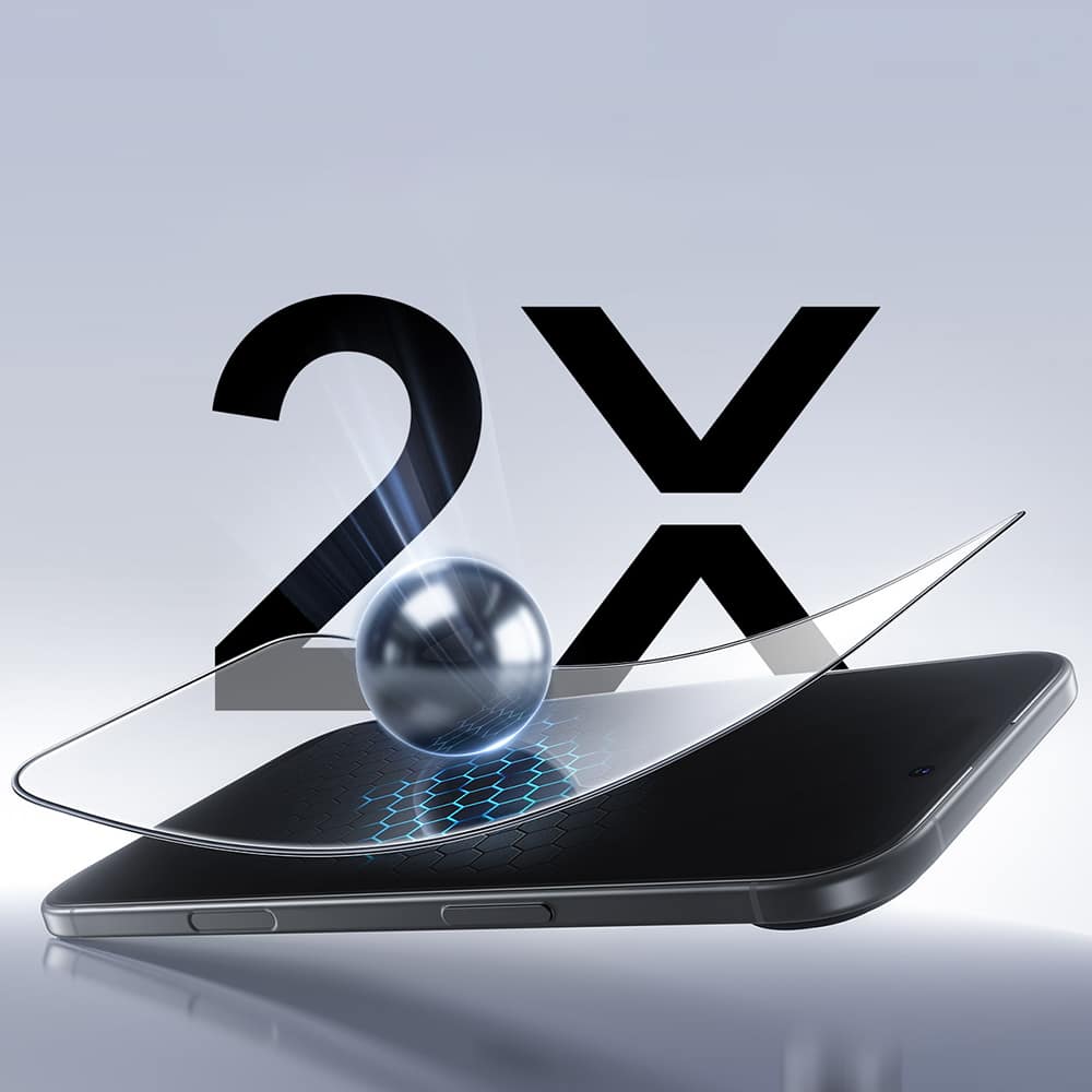 ESR - Tempered Glass Ultrafit - iPhone 16 Pro/ iPhone 17 - Black - Image 3