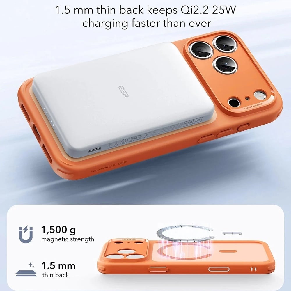 ESR Classic Hybrid HaloLock - θήκη για Apple iPhone 17 Pro Max - Πολύχρωμο - Image 6