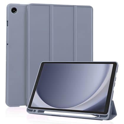 Techsuit - Flex Trifold (with Pencil Holder) - Samsung Galaxy Tab A11 / A11 / Tab A9 - Purple