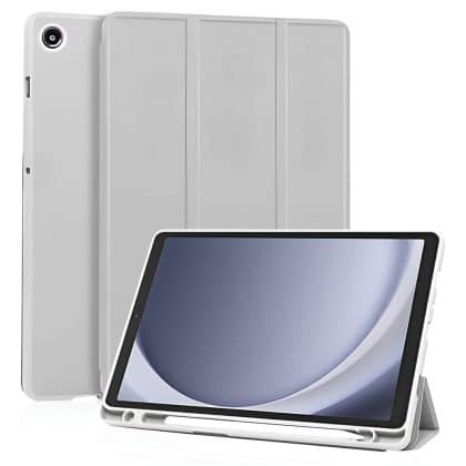 Techsuit - Flex Trifold (with Pencil Holder) - Samsung Galaxy Tab A11 / A9 - Gray