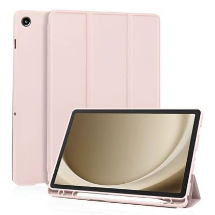 Techsuit - Flex Trifold (with Pencil Holder) - Samsung Galaxy Tab A11 Plus / A9 Plus - Pink