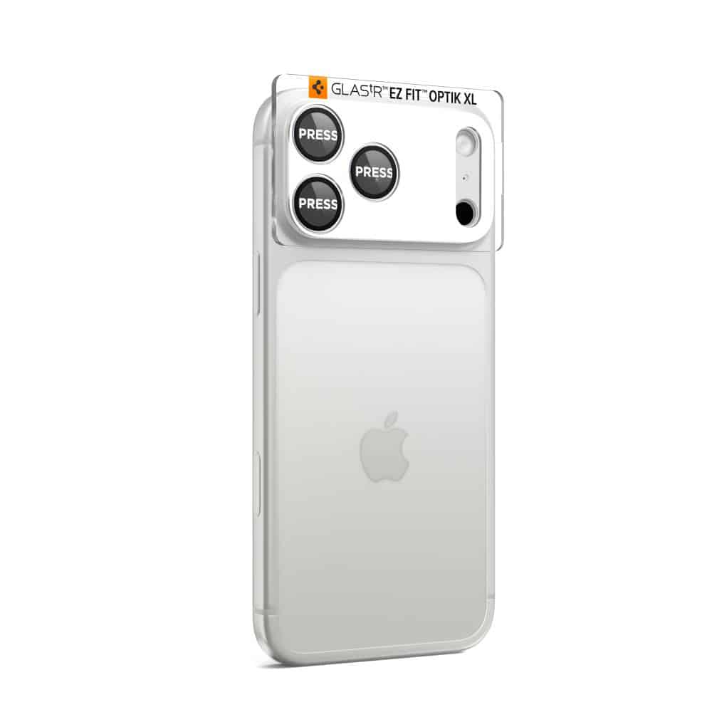 Spigen - Optik.tr Ez Fit Pro Xl Camera Glass - iPhone 17 Pro Max - Silver - Image 3