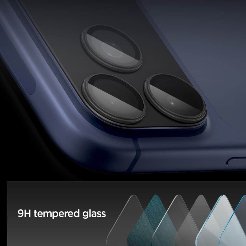 Spigen - Optik.tr Ez Fit Pro Xl Camera Glass - iPhone 17 Pro Max - Black - Image 7