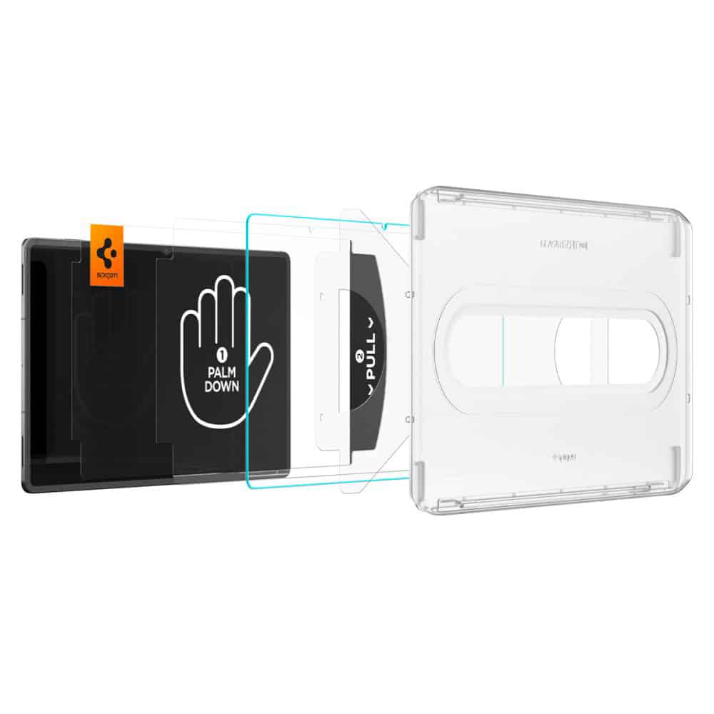 Spigen - Glas.tr Ez-Fit Pro - Samsung Galaxy Tab S11 Ultra - Clear - Image 3