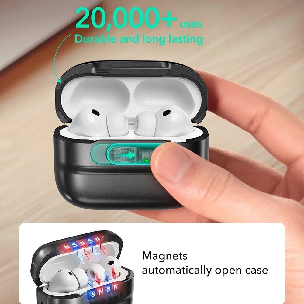 ESR - Pulse Magnetic Flicklock - Apple Airpods Pro 3 - Titanium - Image 4