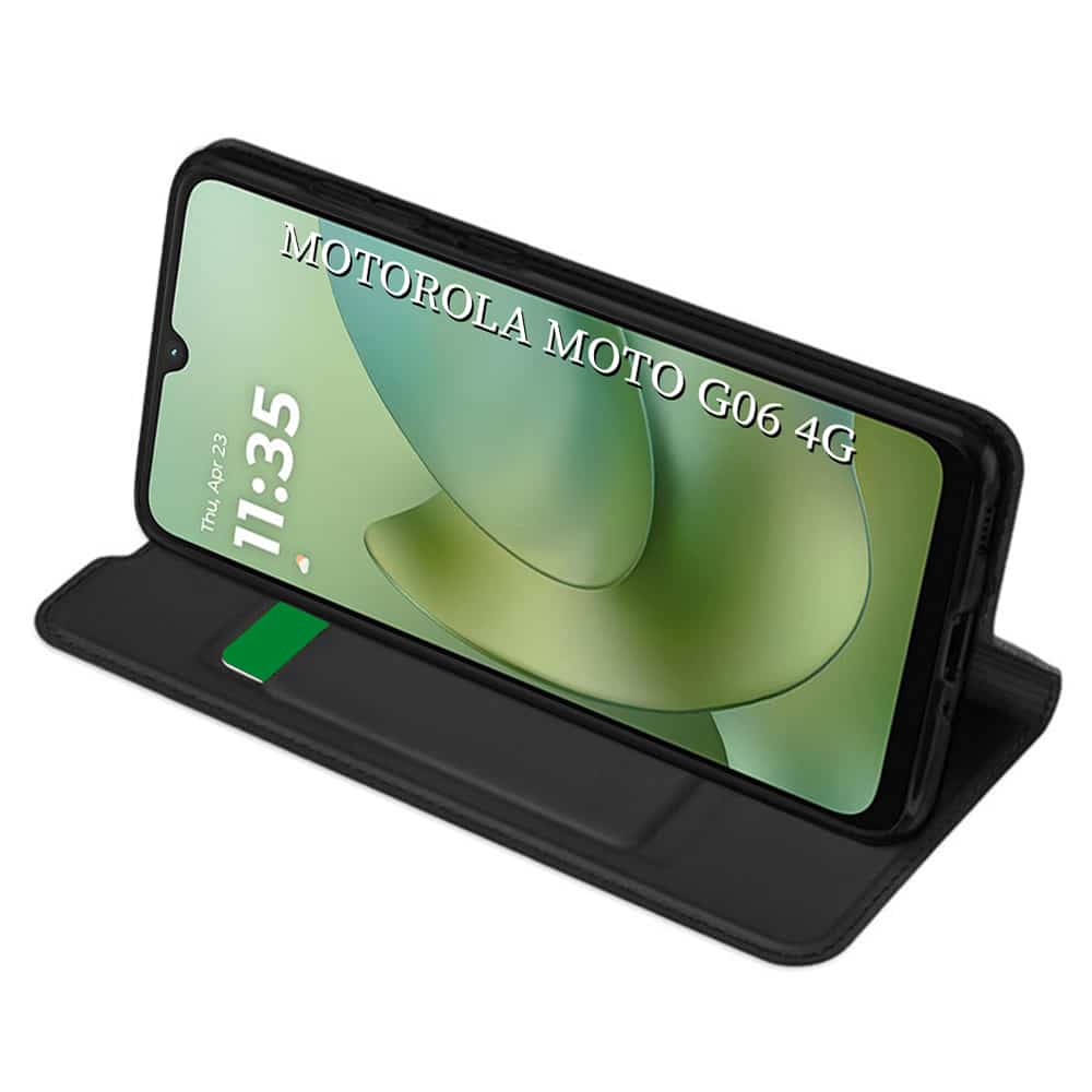 Techsuit Magskin Book - θήκη για Motorola Moto G06 - Μαύρο - Image 2