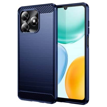 Techsuit Carbon Silicone - θήκη για Honor X5c Plus - Μπλε