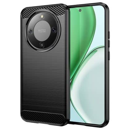 Techsuit Carbon Silicone - θήκη για Honor Magic8 - Μαύρο