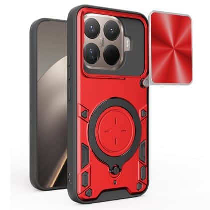 Techsuit CamGuard Pro - θήκη για Xiaomi 15T Pro - Κόκκινο
