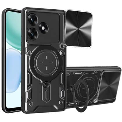 Techsuit CamGuard Pro - θήκη για Honor X5c Plus - Μαύρο