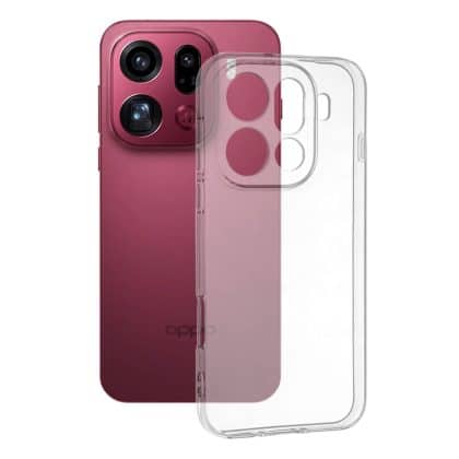 Techsuit Clear Silicone - θήκη για Oppo Find X9 Pro - Διάφανο