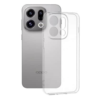 Techsuit Clear Silicone - θήκη για Oppo Find X9 - Διάφανο