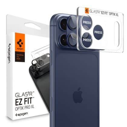 Spigen - Optik.tr Ez Fit Pro Camera Glass - iPhone 17 Pro Max - Blue
