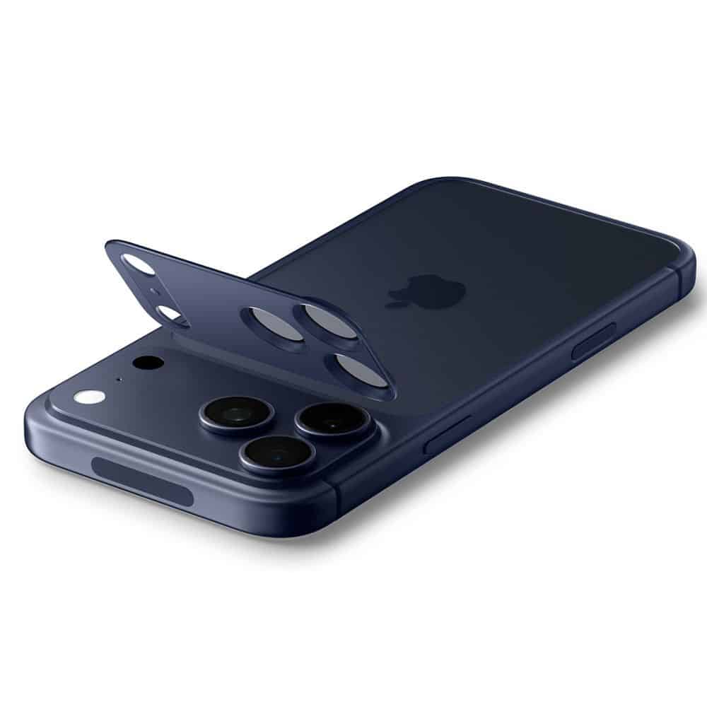 Spigen - Optik.tr Ez Fit Pro Camera Glass (2 Pack) - iPhone 17 Pro - Blue - Image 4