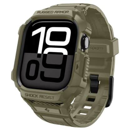 Spigen Rugged Armor Pro - θήκη για Apple Watch 10 - Διάφανο