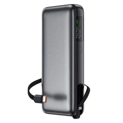 Acefast - Power Bank (m22-20000) - With Καλώδιο, Type-C, 20000mah, 74wh, Pd130w, Two-Way Fast Charging, Led Display - Black
