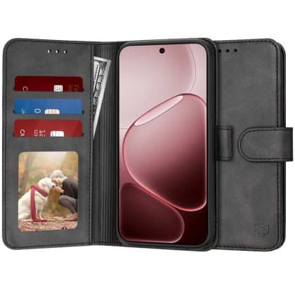 Techsuit Diary Book - θήκη για Oppo A6 Pro - Μαύρο