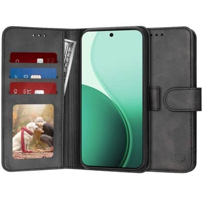 Techsuit Diary Book - θήκη για Oppo Reno14 - Μαύρο