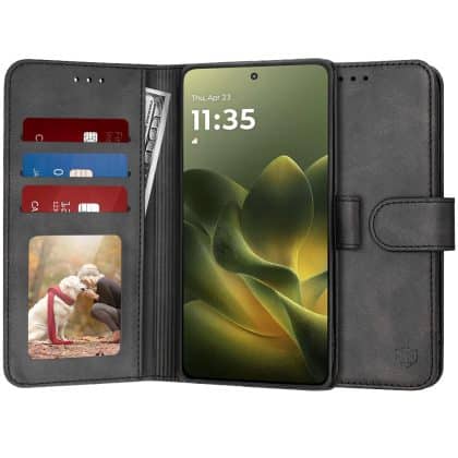 Techsuit Diary Book - θήκη για Motorola Edge 70 - Μαύρο
