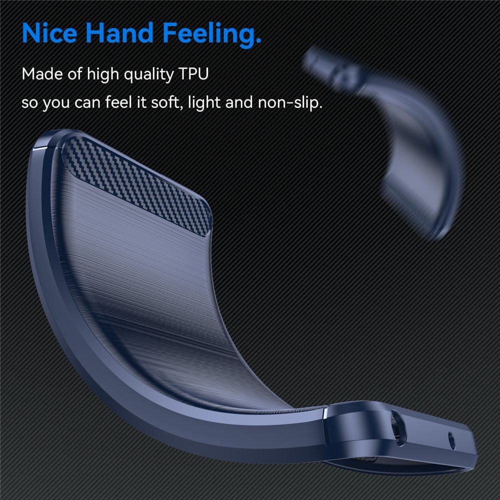 Techsuit Carbon Silicone - θήκη για Motorola Edge 70 - Μπλε - Image 6