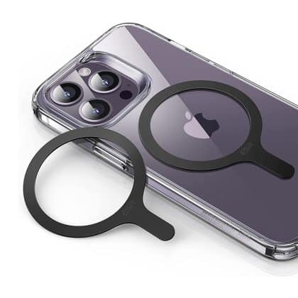ESR HALOLOCK MAGSAFE UNIVERSAL MAGNETIC RING 2-PACK Μαύρο