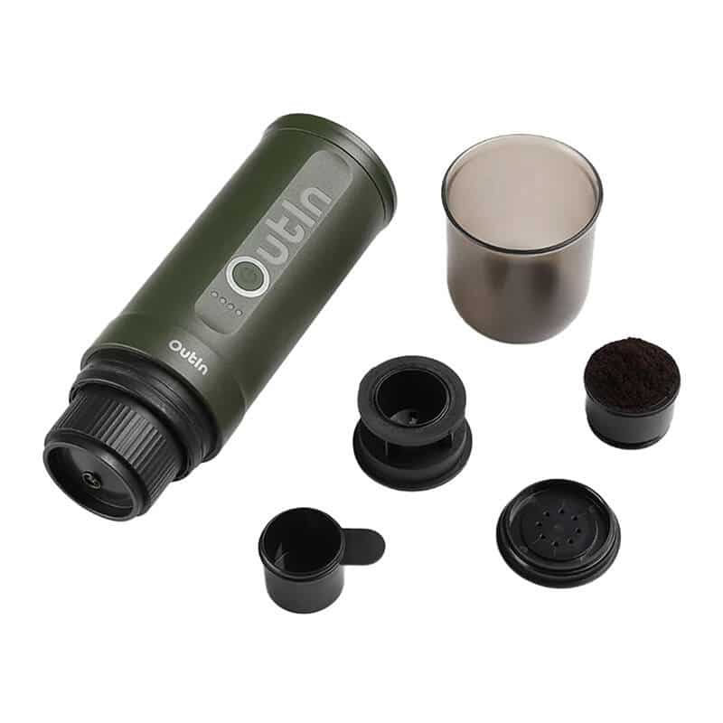Outin Nano 7500mah Σετ Φορητής Καφετιέρας (πράσινο) + Προστατευτική Θήκη - Image 3