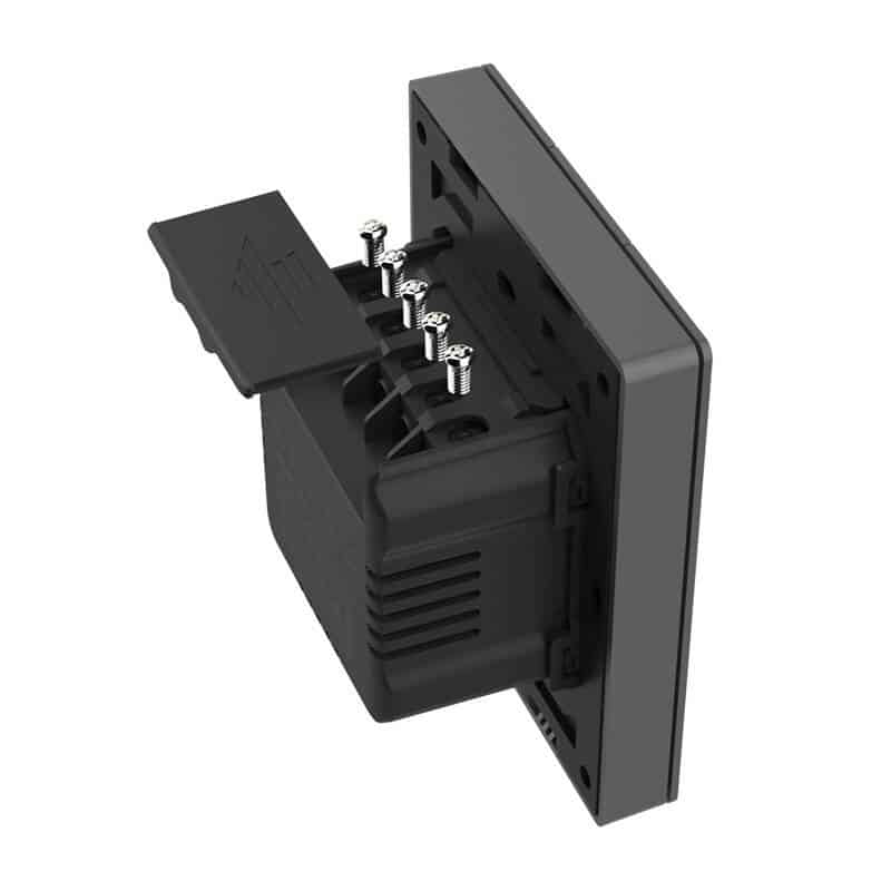 Εξυπνος Επιτοίχιος Διακόπτης Wifi Sonoff M5-3c-80 (3 Καναλιών, Για Πλαίσιο, Γραφίτης) - Image 7