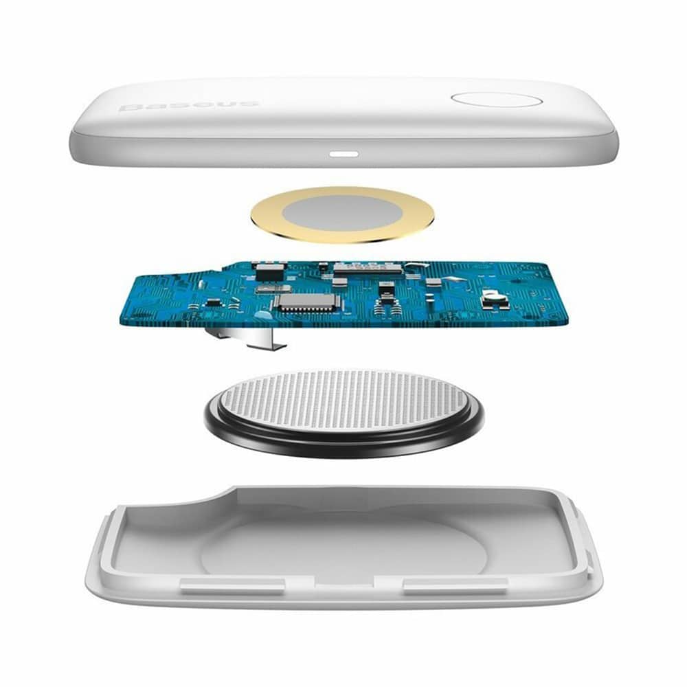 Baseus T2 keychain mini wireless key and other object finder white (ZLFDQT2-02) - Image 5
