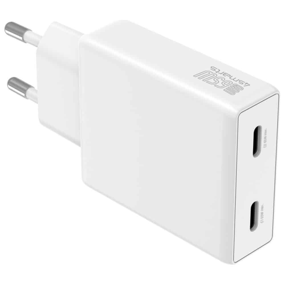 Φορτιστής Τοίχου 4smarts Pdplug Slim Dual 65w Gan 2xusb-C Λευκός - Image 3