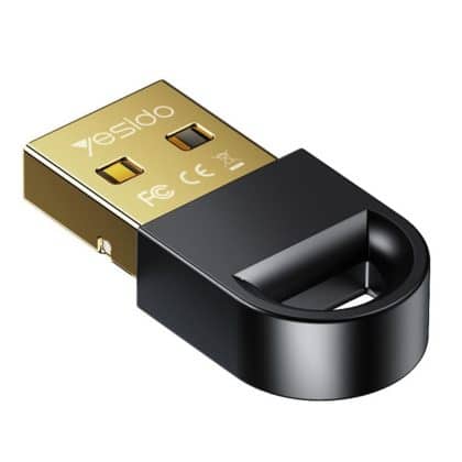 Yesido - Usb Transmitter (yau34) - Usb To Bluetooth, For Computer, Laptop - Black