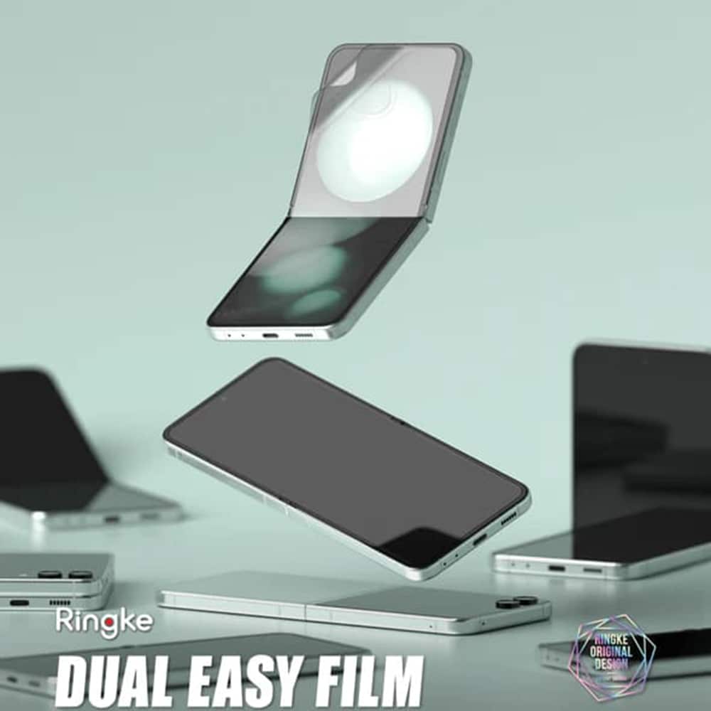 Ringke - Dual Easy Full (2 Pack) - Samsung Galaxy Z Flip5 - Clear - Image 4