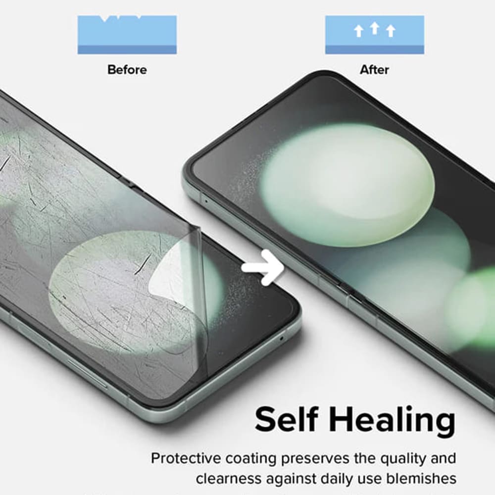 Ringke - Dual Easy Full (2 Pack) - Samsung Galaxy Z Flip5 - Clear - Image 2