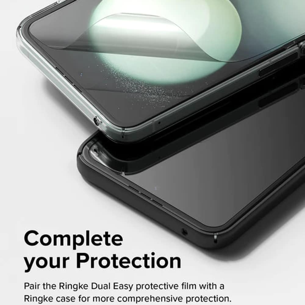 Ringke - Dual Easy Full (2 Pack) - Samsung Galaxy Z Flip5 - Clear - Image 6