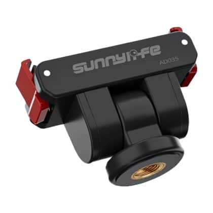 Sunnylife Ad035 Μαγνητικός Προσαρμογέας Τοποθέτησης 1/4" Περιστρεφόμενος 180° Για Osmo 360, Action 5 Pro, Osmo Action 4/3/2