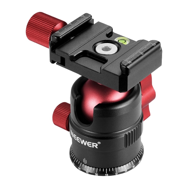 Neewer Μεταλλική Κεφαλή Με Σφαίρα Για Τρίποδο 28mm Κόκκινο - Image 2